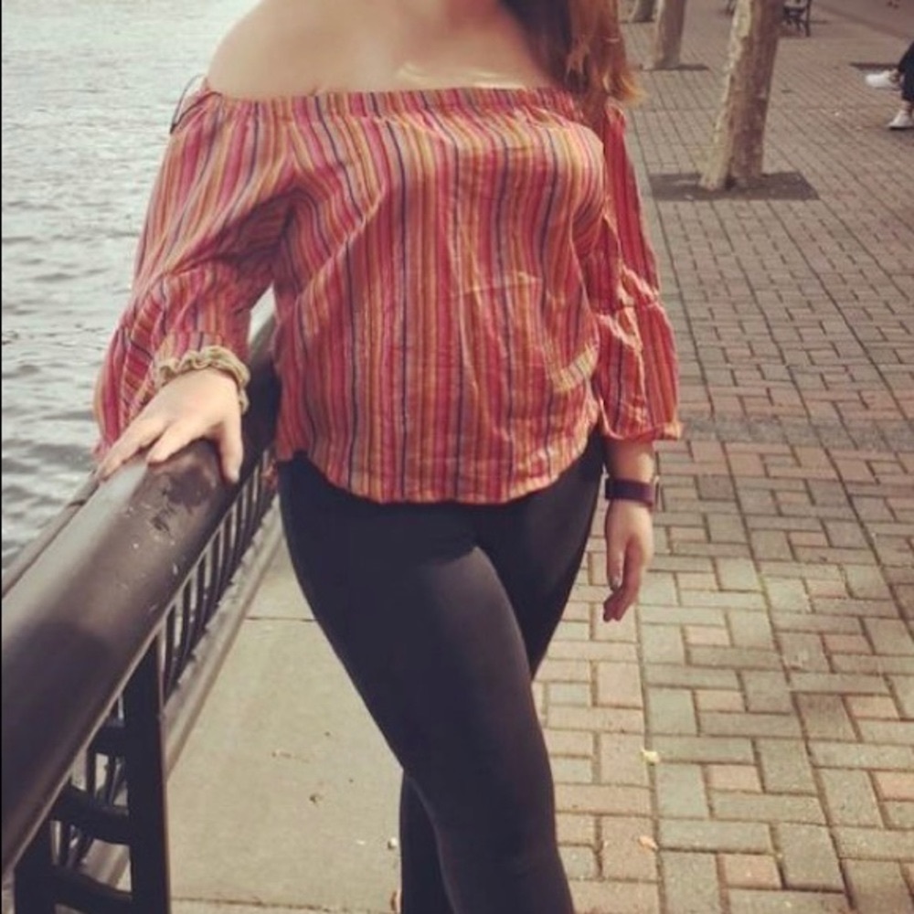 Off the shoulder blouse